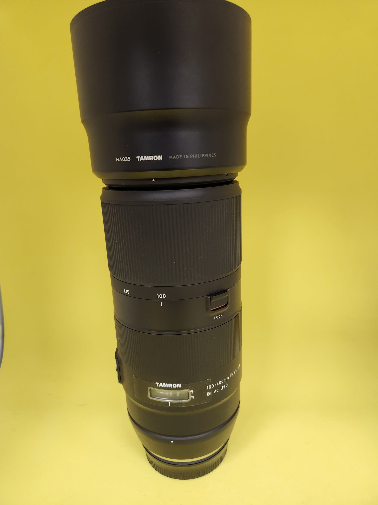 Tamron lens 100-400mm f4.5-6.3 used Di VC Canon EF Mount