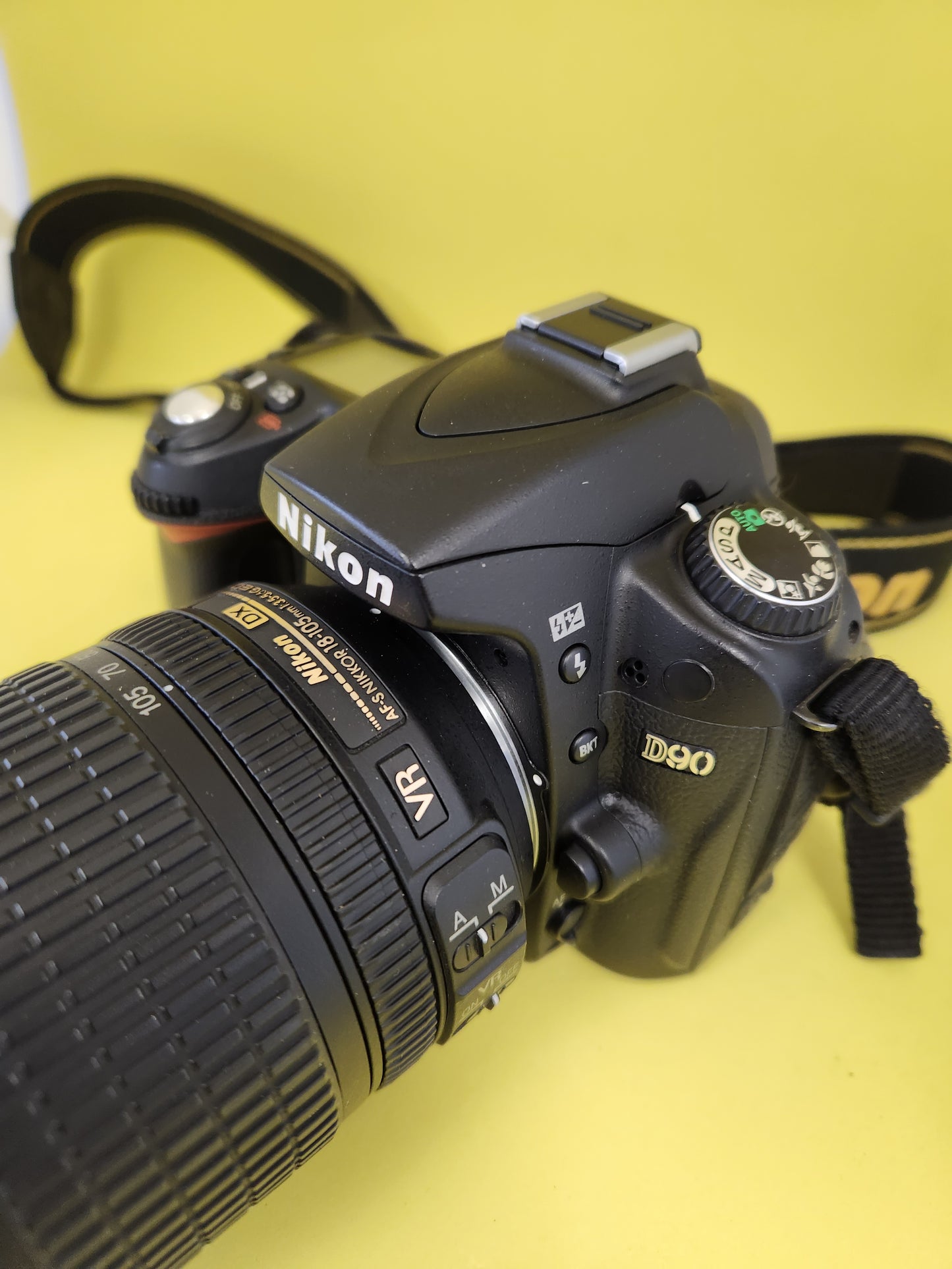 Nikon Digital 90D with lens 18-105mm used