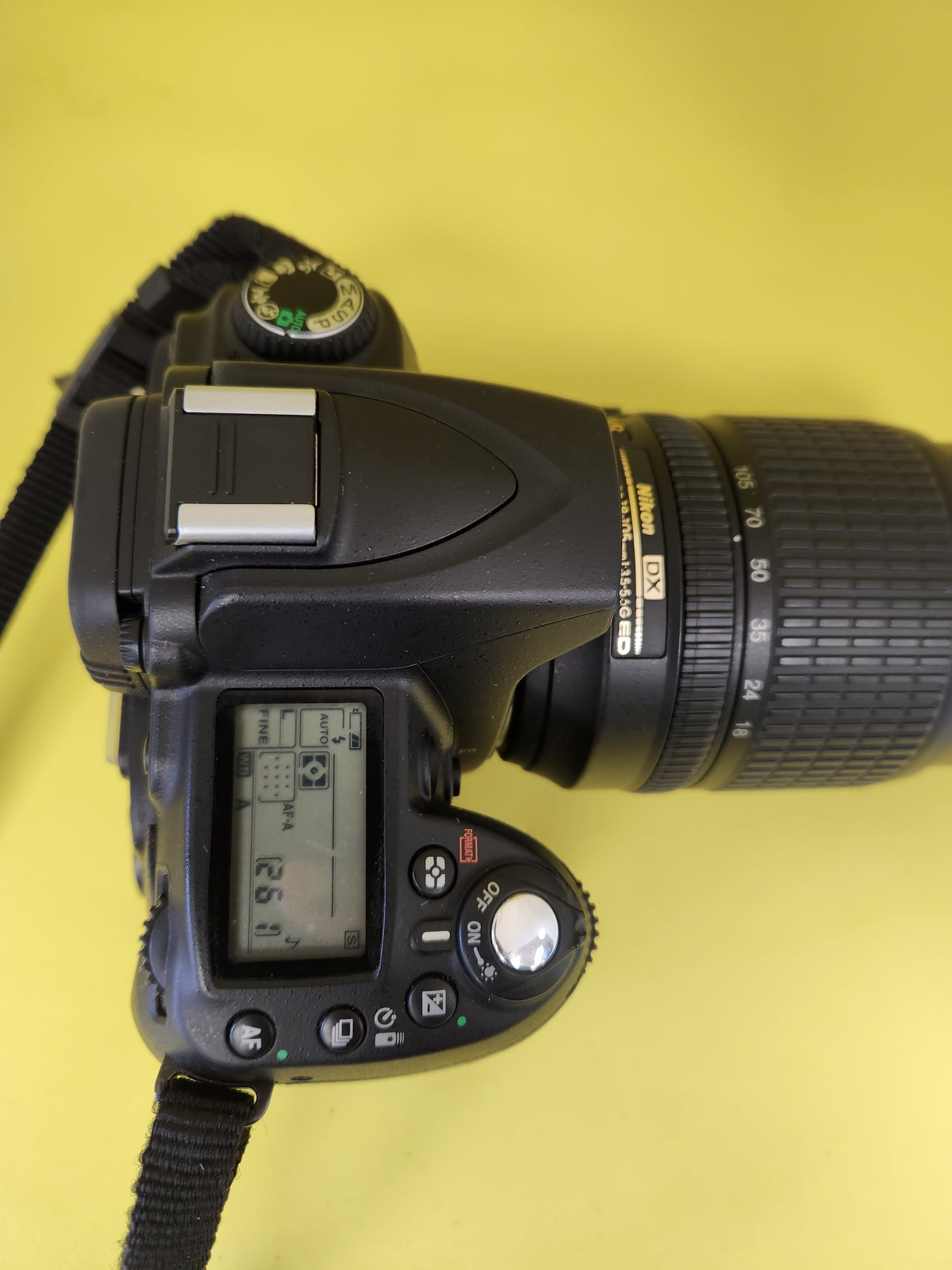 Nikon Digital 90D with lens 18-105mm used