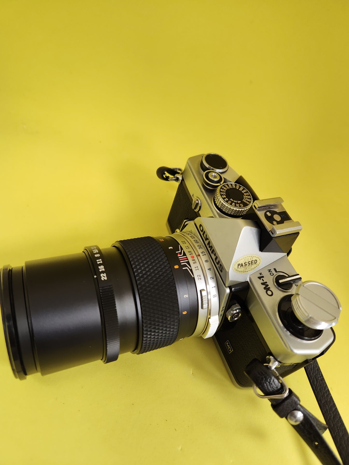 Olympus om1 with lens 135mm used vintage camera