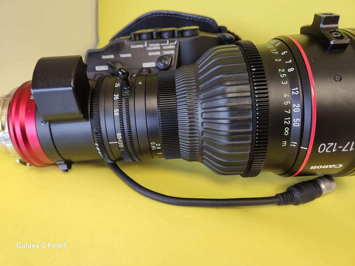 Canon CN7x17 KAS 4K Cine-Servo Lens 17-120mm/ T2.95-3.9, used