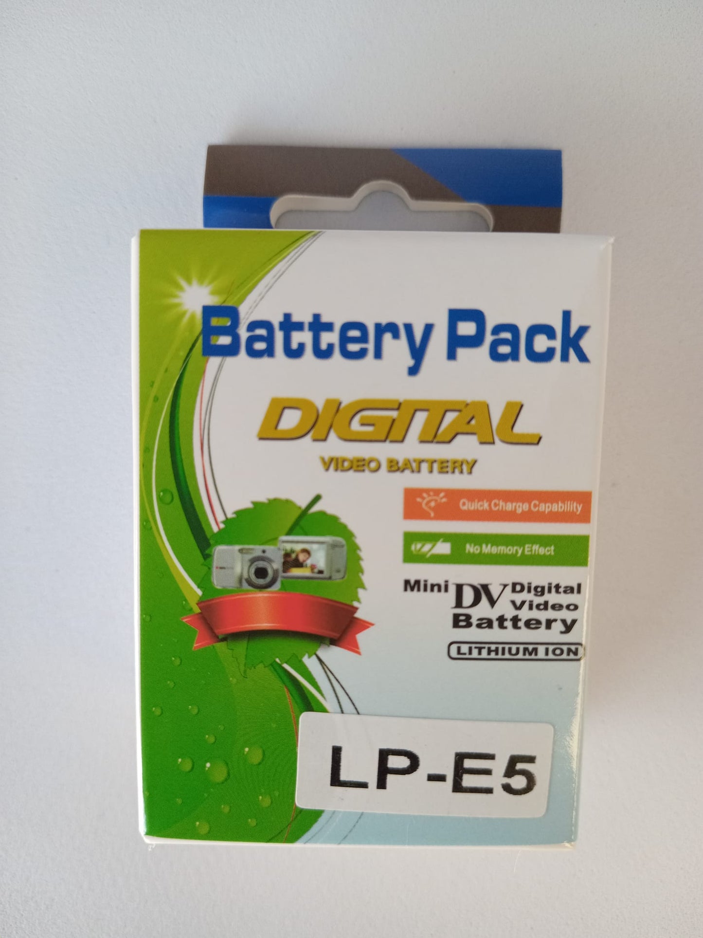 Digital video camera battery for LP-E5