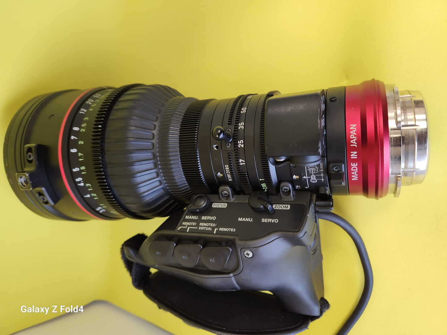 Canon CN7x17 KAS 4K Cine-Servo Lens 17-120mm/ T2.95-3.9, used