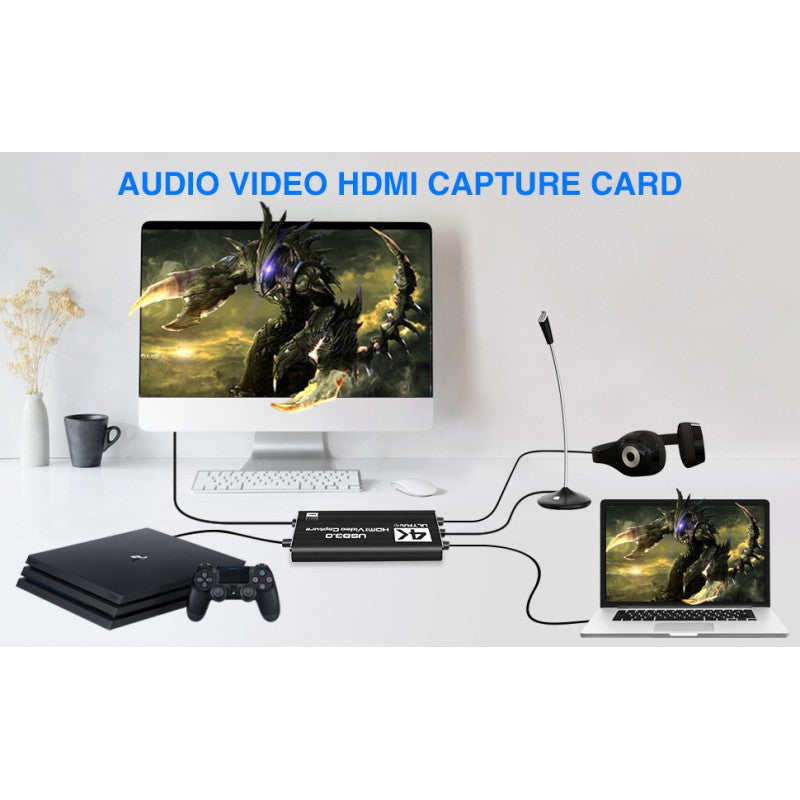 HDMI Capture Card USB3.0 4K 1080P 60fps (Accessories)