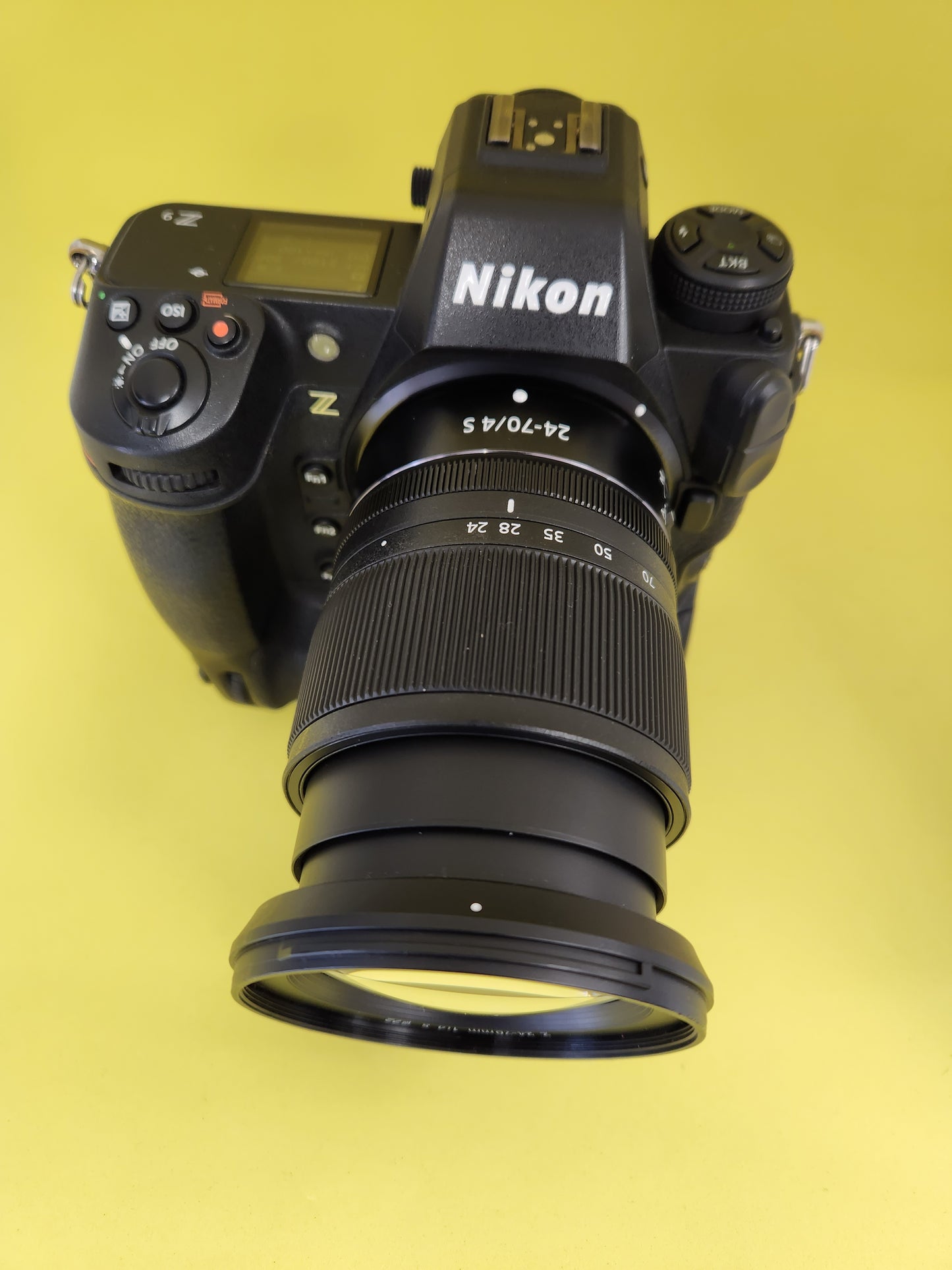Nikon Z9 used with lens