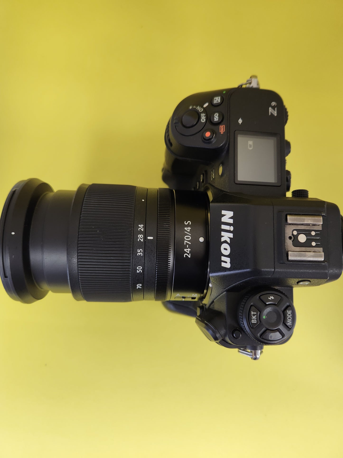Nikon Z9 used with lens