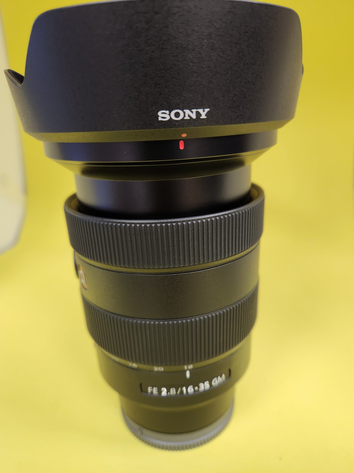 Sony lens 16-35mm f2.8 GM