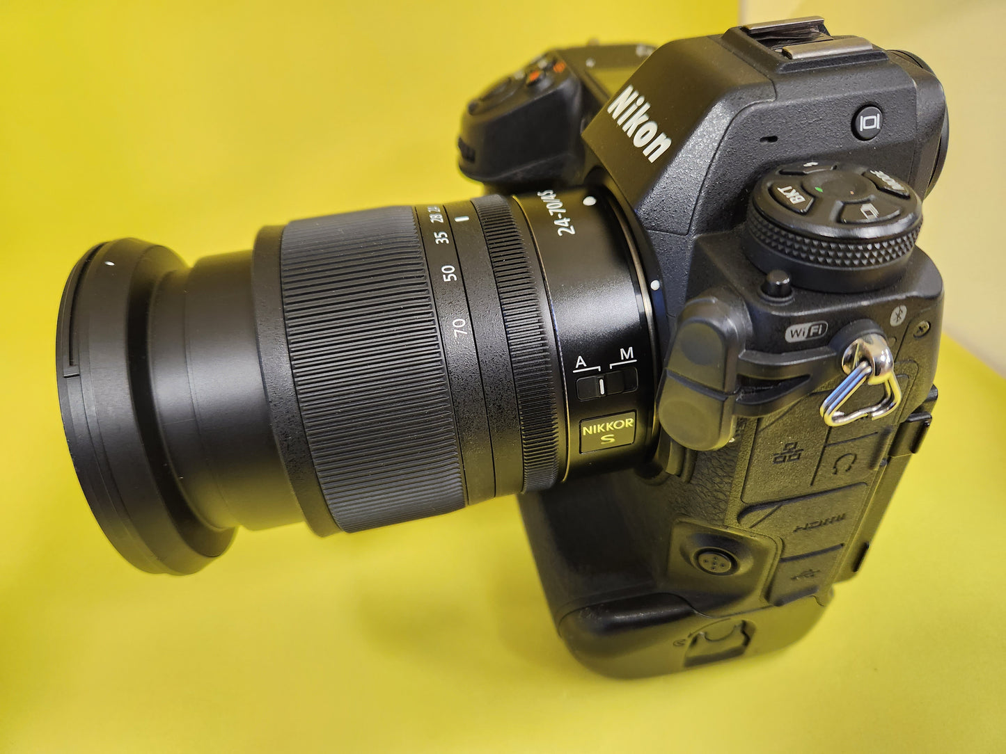 Nikon Z9 used with lens