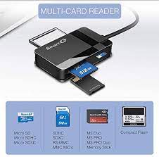 SmartQ C368 USB 3.0 Multi-Card Reader, Plug N Play, Apple and Windows Compatible, Powered by USB, Supports CF/SD/SDHC/SCXC/MMC/MMC Micro, etc.