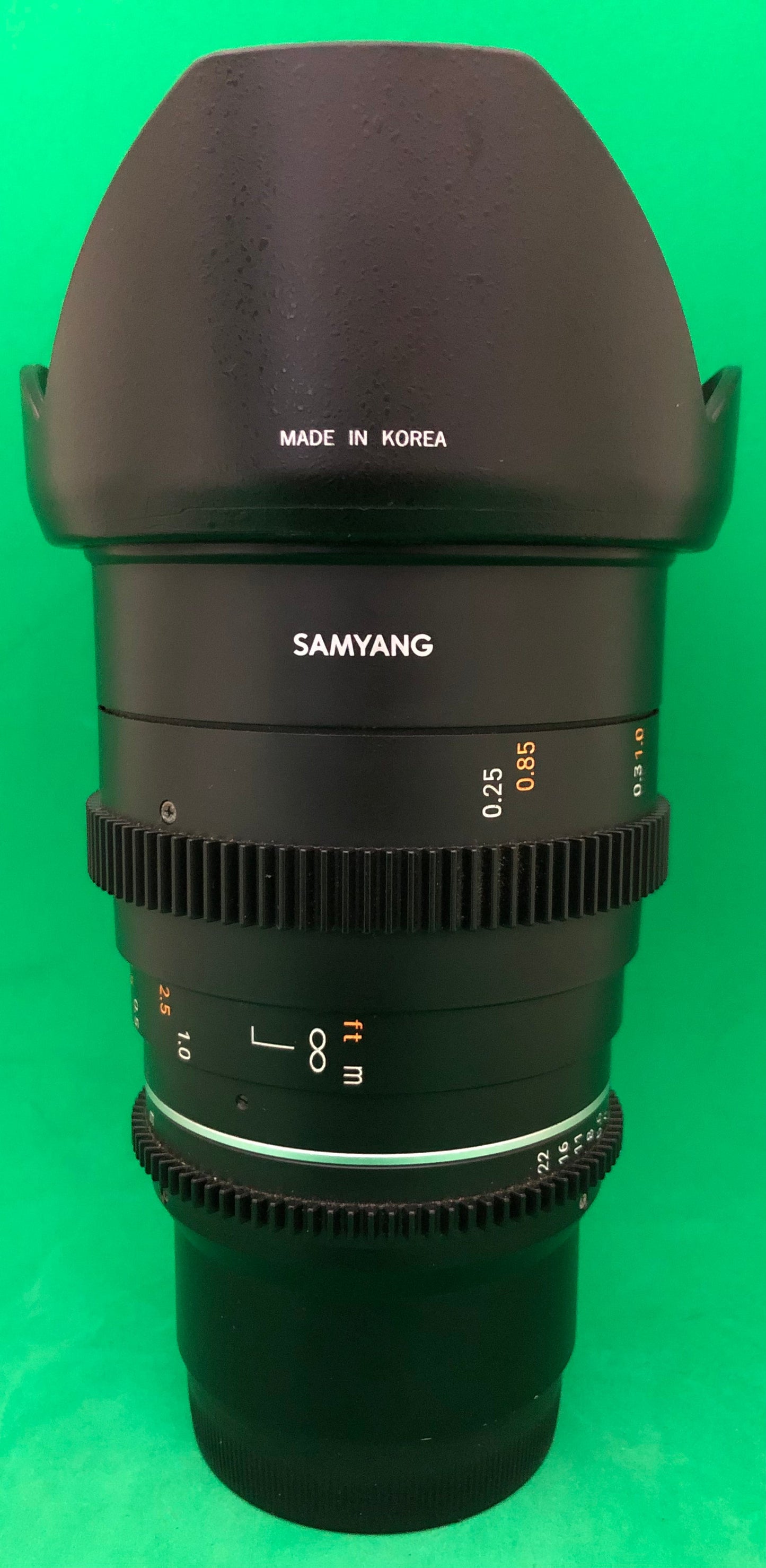 Samyang 24mm T1.5 VDSLR MK2 Cine Lens for Sony E Mount (used)