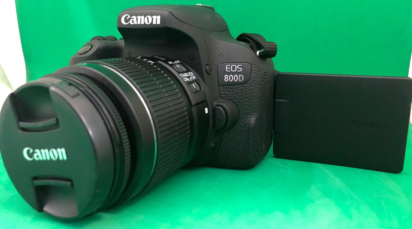 Canon EOS 800D DSLR Camera with lens 18-55mm STM (Used)