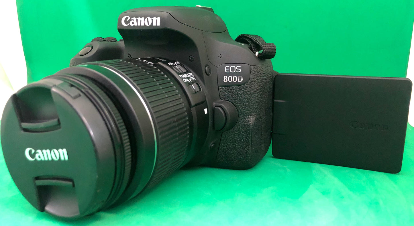 Canon EOS 800D DSLR Camera with lens 18-55mm STM (Used)